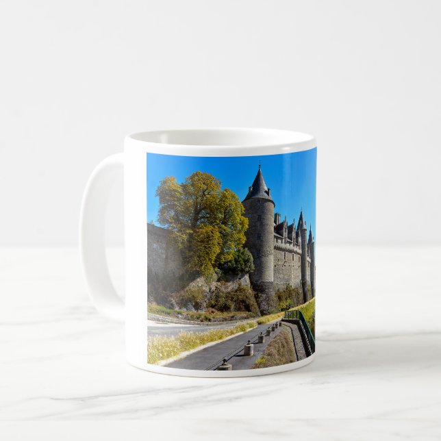 Caneca De Café Castelo de Josselin, França (Frente Esquerda)