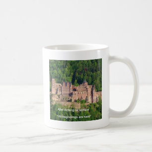 Caneca De Café Castelo de Neuschwanstein Frankfurt & Citação Alem