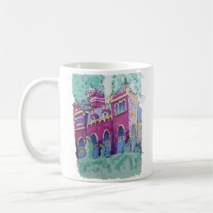 Caneca De Café Castelo de Púrpura Colorida em Budapeste