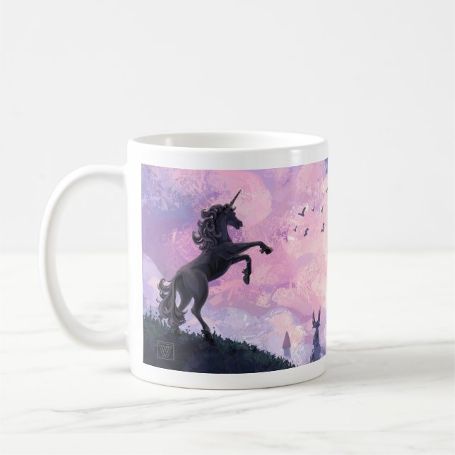 Caneca De Café Castelo de Unicórnio (Esquerda)
