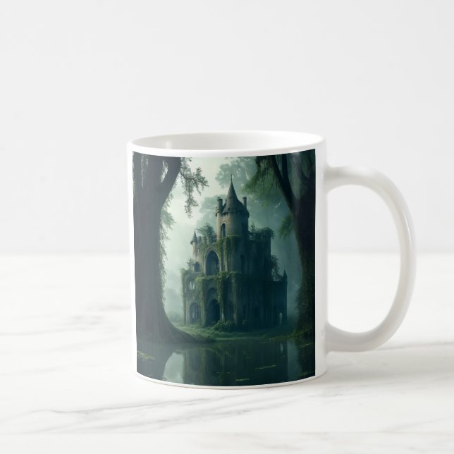 Caneca De Café Castelo do Pântano Proibido - Conhecimento Passado (Direita)