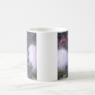 Caneca De Café Castelo Dragon