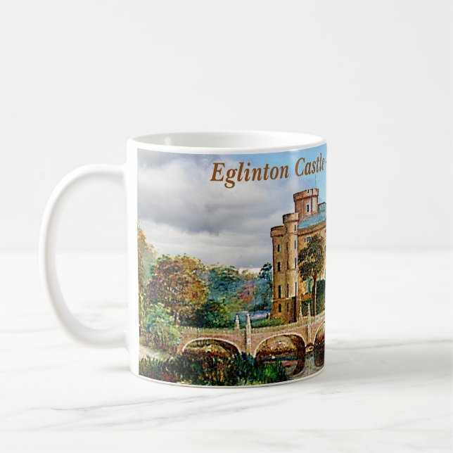 Caneca De Café Castelo Eglinton, do Clã de Montgomery da Escócia (Esquerda)