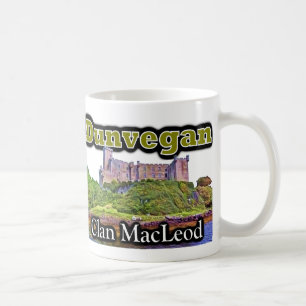 Caneca De Café Castelo escocês de MacLeod Dunvegan do clã