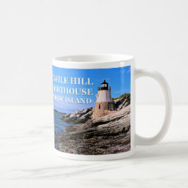 Caneca De Café Castelo Hill Lighthouse, Rhode Island