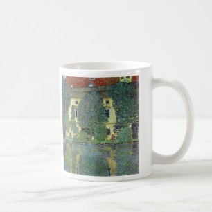 Caneca De Café Castelo Kammer no Attersee III de Gustav Klimt