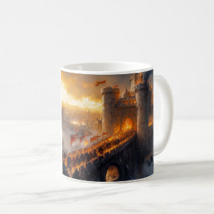 Caneca De Café Castelo Medieval