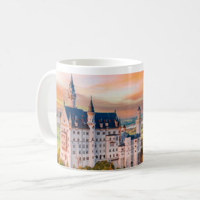 Caneca De Café Castelo Neuschwanstein (Frente Esquerda)