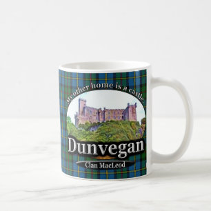 Caneca De Café Castelo Scotland de MacLeod Dunvegan do clã