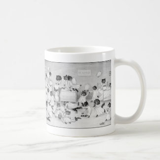 Caneca De Café Cat Art de Louis Wain 1900