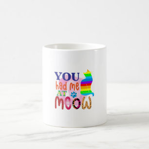 Caneca De Café Cat Art Você Me Teve No Meow_2