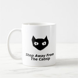 Caneca De Café Cat Boo Afasta-Se Do Catnip