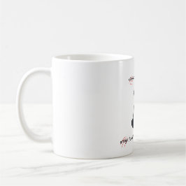 Caneca De Café Cat + Coffee = Claws” Minimalist Design