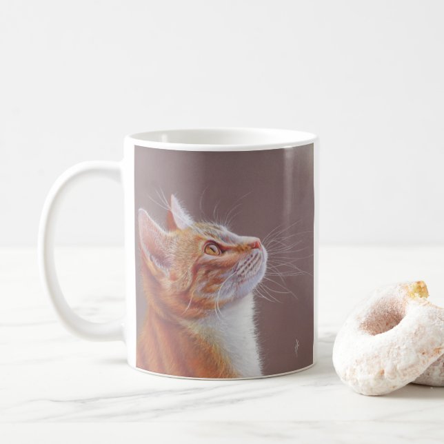 Caneca De Café Cat coffee or tea mug (Com Donut)