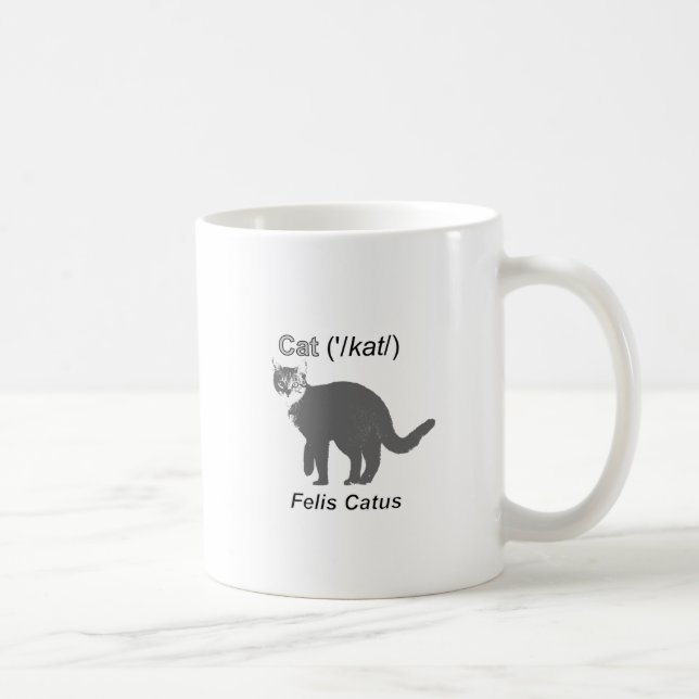 Caneca De Café Cat Felis Catus (Direita)