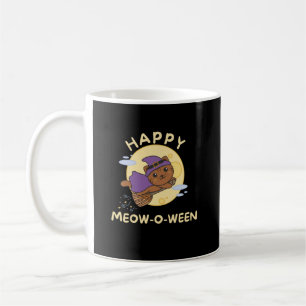 Caneca De Café Cat Happy Halloween Feliz Meow-o-between