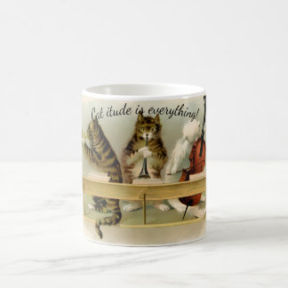 Caneca De Café "Cat itude is Everything!"