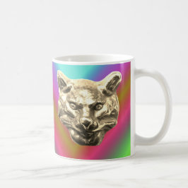 Caneca De Café Cat Katze Kater Farbverlauf colored bunt 