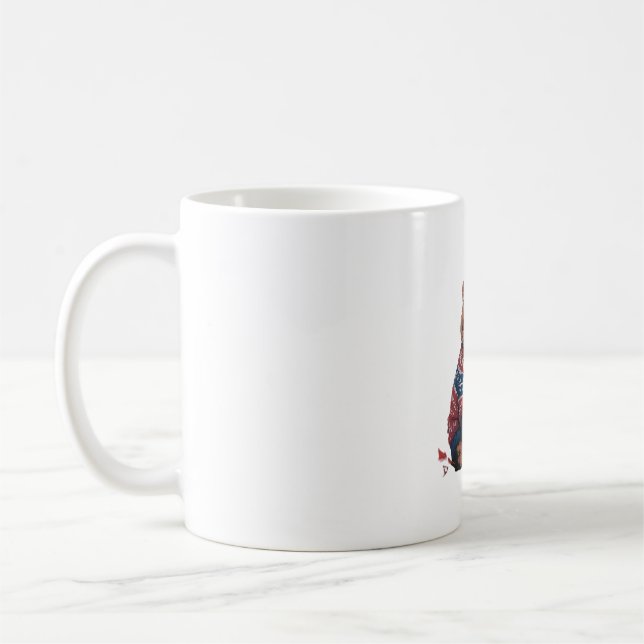 Caneca De Café Cat Leaf Fall Olá Autumn Funny Cat Kitten Lover (Esquerda)