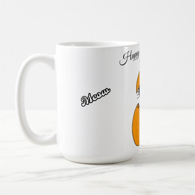 Caneca De Café  Cat-lloween (Esquerda)