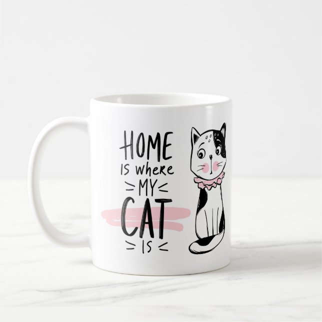 Caneca De Café Cat Lover (Esquerda)