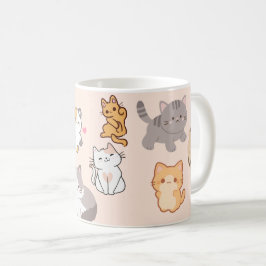 Caneca De Café Cat Lover Mug | Presente bonito para Mães e Pais d