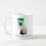 Caneca De Café cat Machines Will Take Over Dog<br><div class="desc">Machines Will Take Over shirt ai,  coding,  programming,  statistics,  geek,  data,  machine learning,  artificial intelligence,  deep learning,  computer science</div>