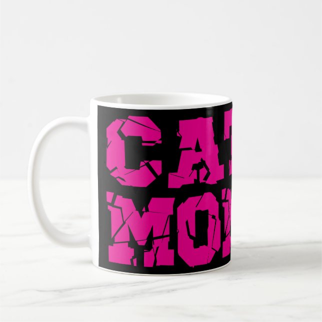 Caneca De Café Cat Mãe (Esquerda)