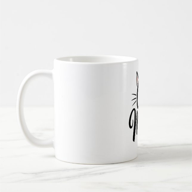 Caneca De Café Cat Mãe Sussurros e Orelhas (Esquerda)