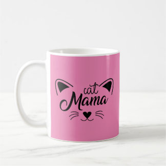 Caneca De Café Cat Mama