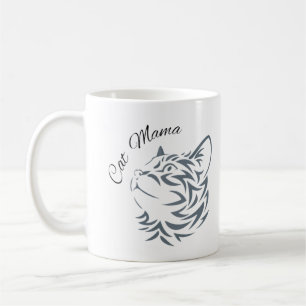 Caneca De Café Cat Mama