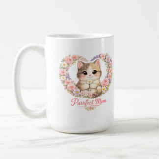 Caneca De Café Cat Mom Mother's Day T-Shirt
