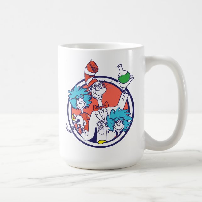 Caneca De Café Cat no Hat & Lab Tech One Lab Tech 2 (Direita)