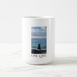 Caneca De Café Cat One Life 