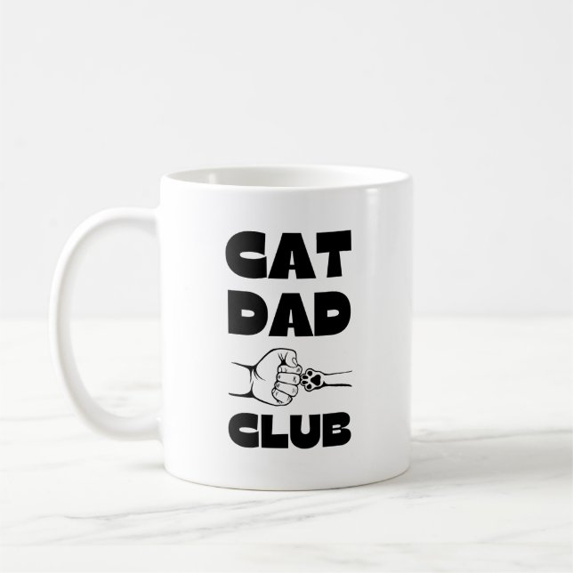 Caneca De Café Cat Pai Club (Esquerda)