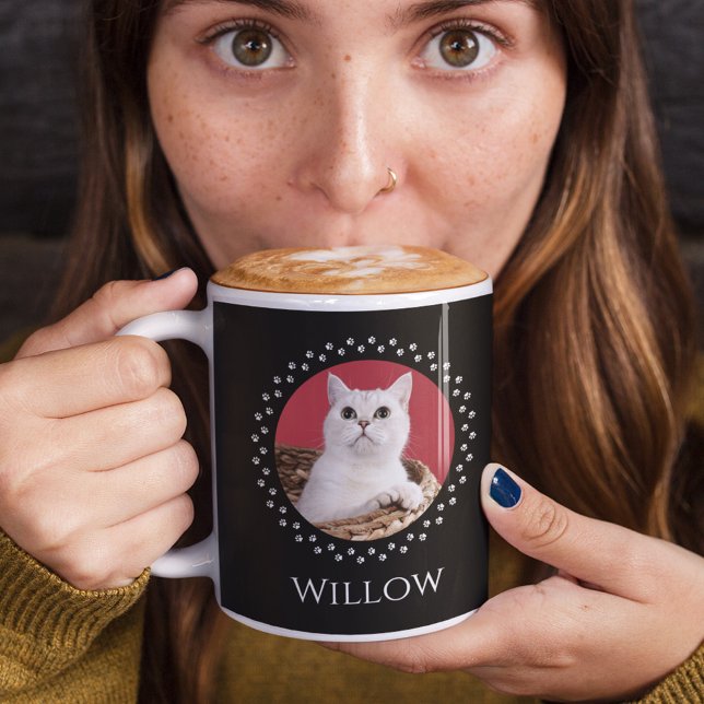 Caneca De Café Cat Photo Mug - Personalizado Pet Keepsaoket (Criador carregado)