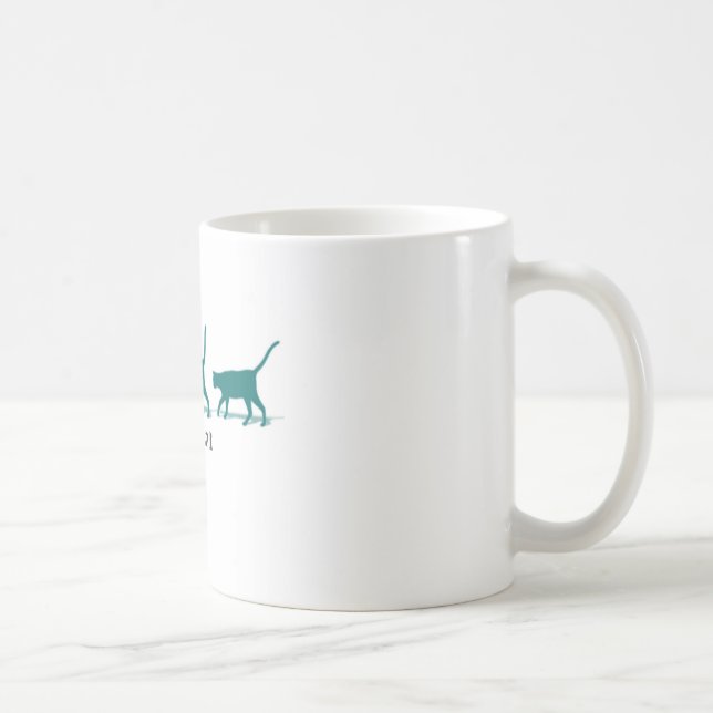 Caneca De Café Cat Prowl (Direita)