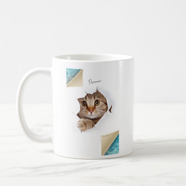 Caneca De Café Cat Psiu (Esquerda)