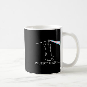 Caneca De Café Cat Rock Music Trans Pride Protege Os Dolls