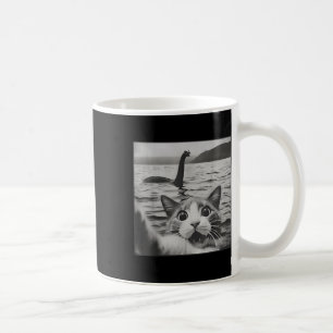 Caneca De Café Cat Selfie Com Loch Ness Monster Cats Funny Men W