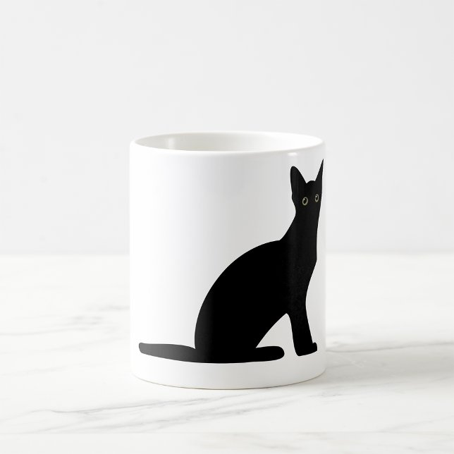Caneca De Café Cat Silhouette Mug (Criador carregado)