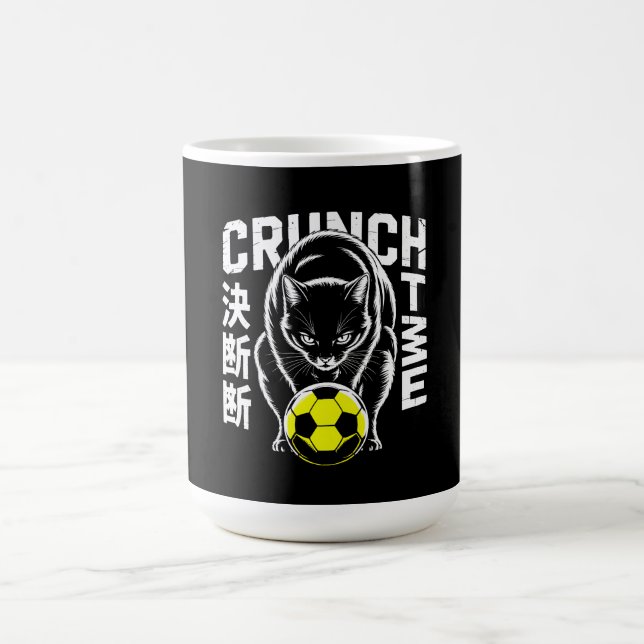 Caneca De Café Cat Soccer Crunch Mug Perfect Gift for Soccer Fan (Centro)