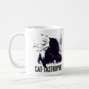 Caneca De Café Cat-tastrophe - Uma Tale Gótica.w