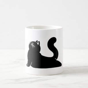 Caneca De Café *Cat Yoga #17 Arte Digital