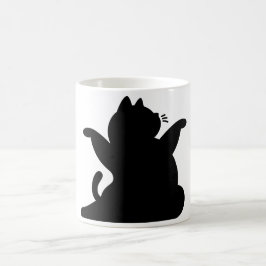 Caneca De Café *Cat Yoga #8 Arte Digital