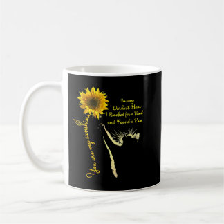 Caneca De Café Cat You Are My Sunshine Sunflower In My Darkest Ho