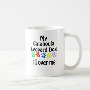 Caneca De Café Catahoula Leopard Dog Walk Design