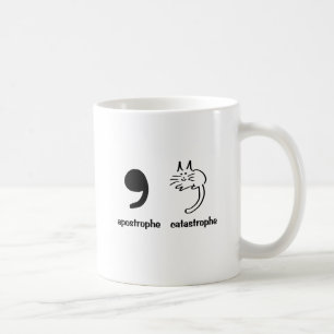 Caneca De Café catástrofe da apóstrofe