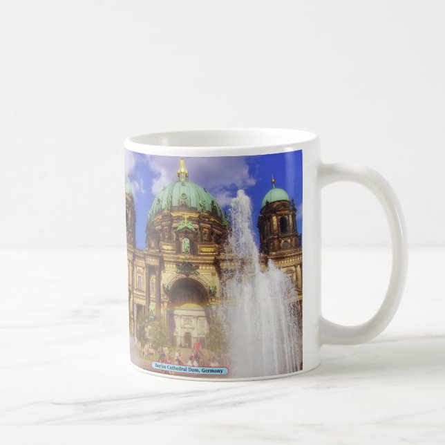 Caneca De Café Catedral de Berlim Dom, Alemanha (Direita)