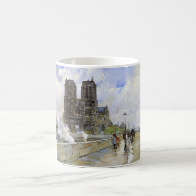 Caneca De Café Catedral de Notre Dame (Paris, França) (Arte Vinta (Centro)